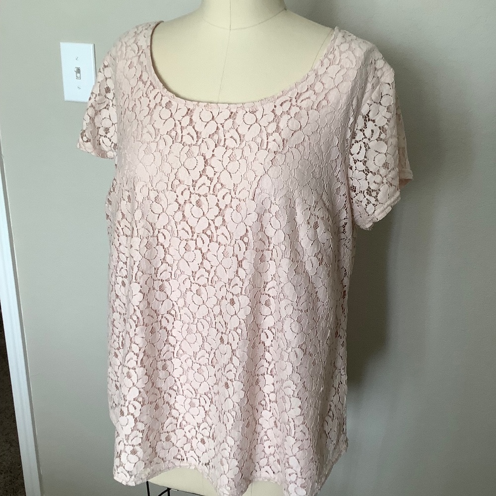 XL lace blouse